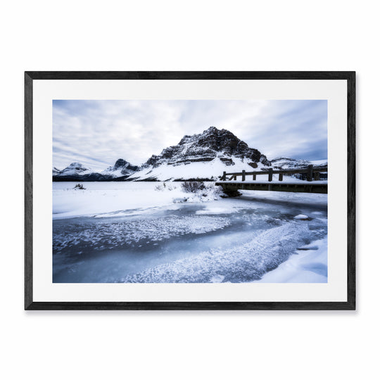 Bow lake – in Winter