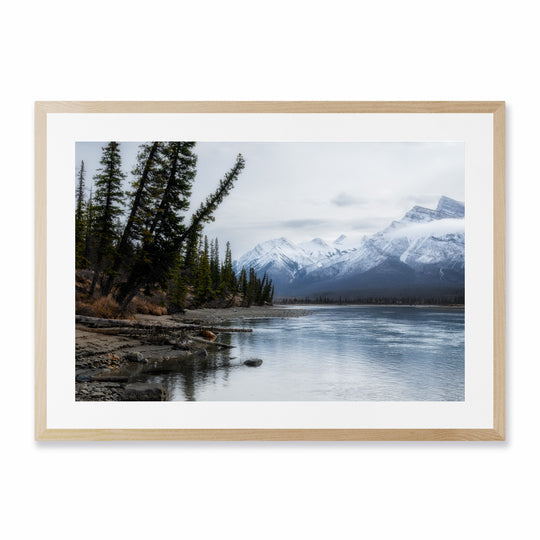 First Snow Abraham Lake