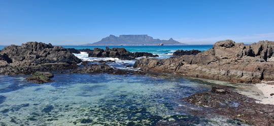 Table Mountain from Blaauberg Rock Pools