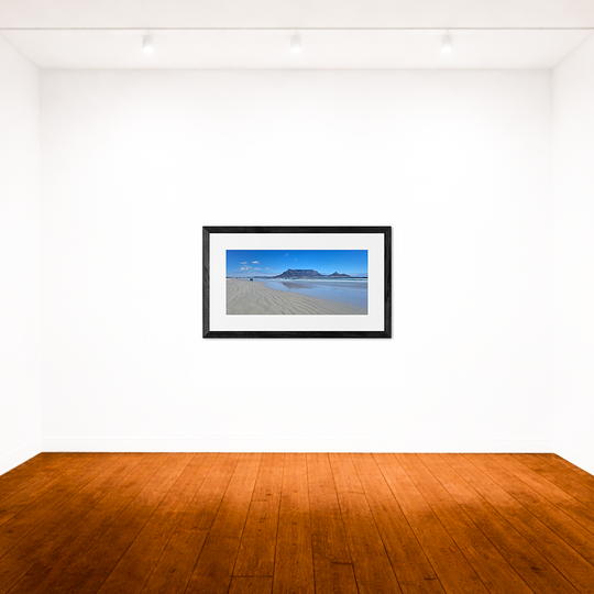 Table Mountain Milnerton Beach Couple and Clouds